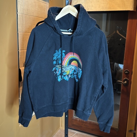 Volcom Truly Stokin Hoodie - Black Combo Size Large - Picture 2 of 6